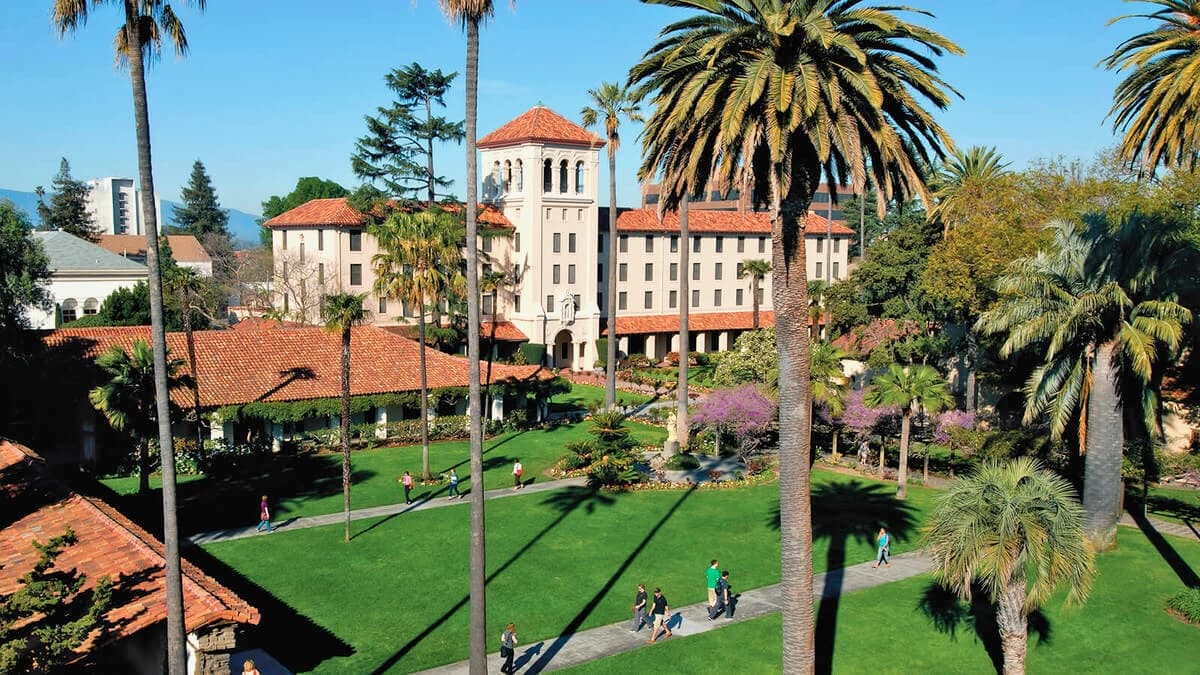 Santa Clara campus with MEXT overlay